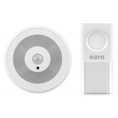 Dzwonek bezprzewodowy Eura WDP-90H2 ''DISCO'' - bezbateryjny, przycisk (kinetyczny), możliwość rozbudowy