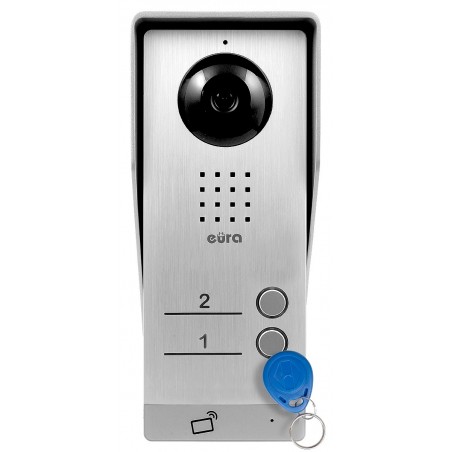 Kaseta zewnętrzna wideodomofonu Eura VDA-92A3 "EURA CONNECT" - dotykowy szyfrator, czytnik zbliżeniowy