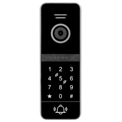 KASETA ZEWNĘTRZNA WIDEODOMOFONU ''EURA'' VDA-50C5 - jednorodzinna, czarna, kamera 960p., czytnik RFID, szyfrator