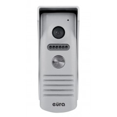 Kaseta zewnętrzna wideodomofonu Eura VDA-13A3 "EURA CONNECT" - jednorodzinna, szary, światło podczerwone