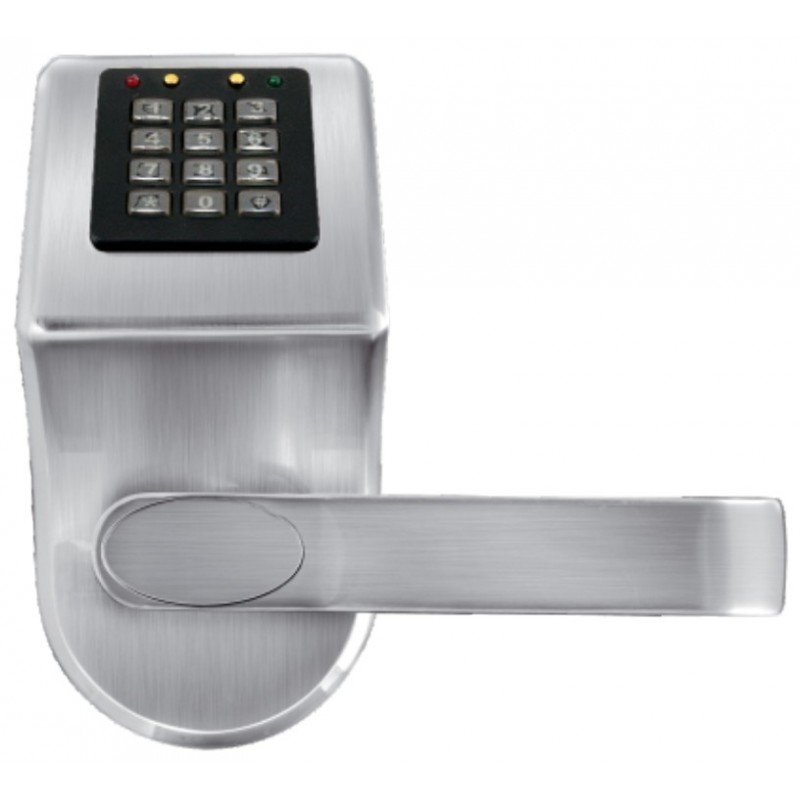 Szyld z kontrolą dostępu Eura ELH-70B9 SILVER z czytnikiem RFID i szyfratorem, uniwersalny rozstaw śrub